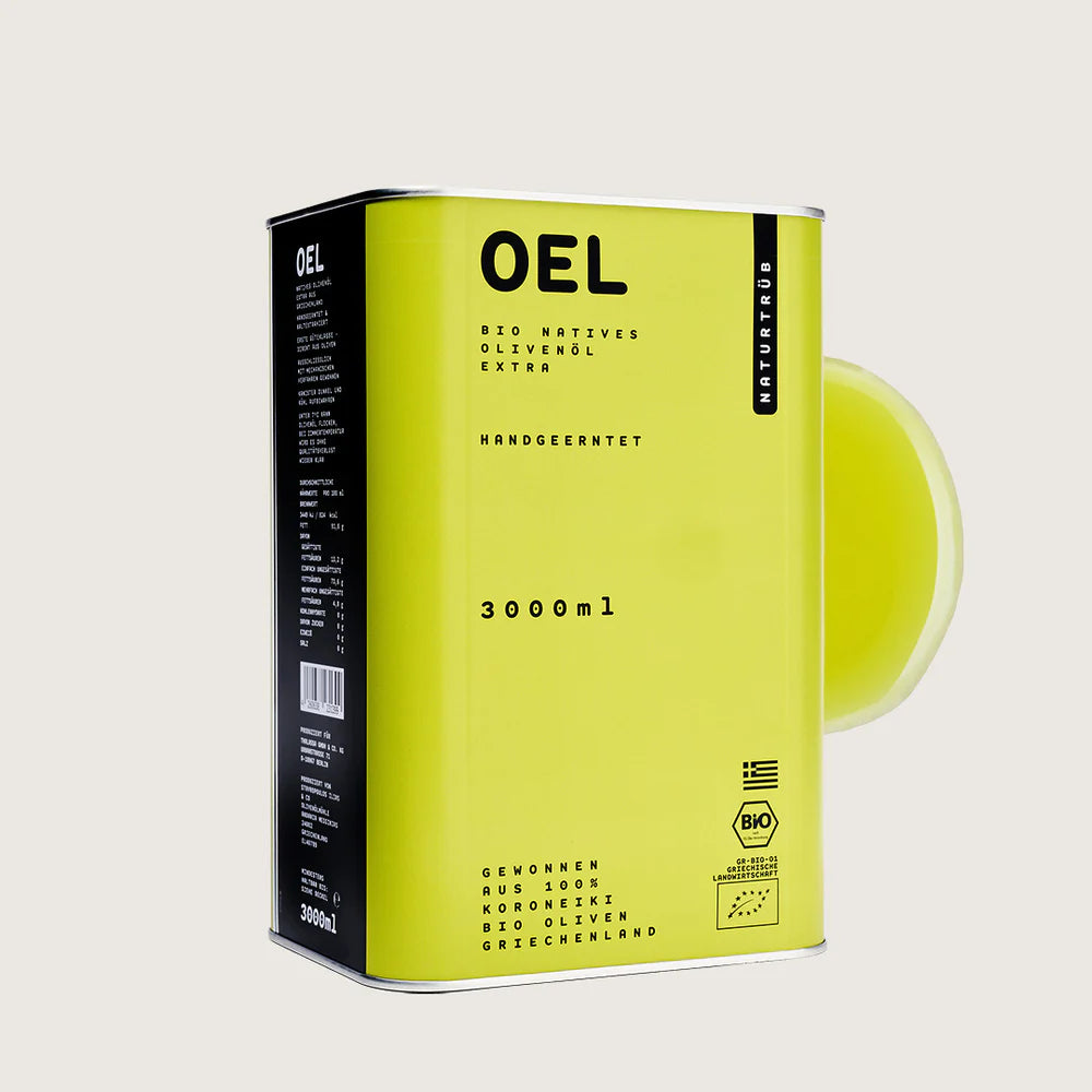 Bio Olivenöl - Nativ Extra, Rohkost, naturtrüb