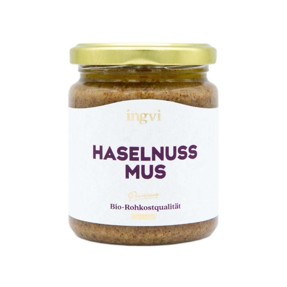 Haselnussmus Bio, Rohkostqualität