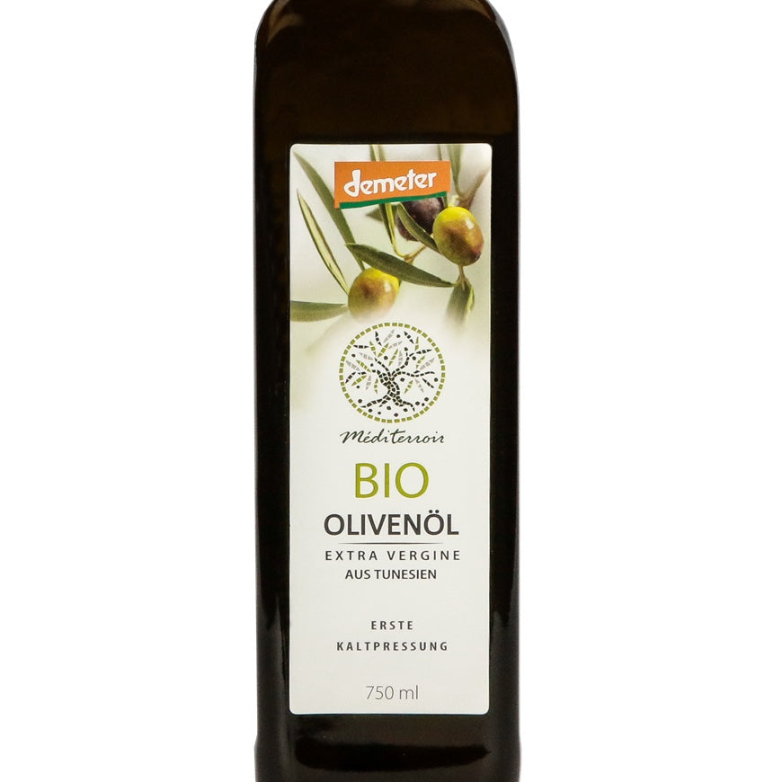 Bio Demeter Olivenöl - Nativ Extra, Rohkost, 750 ml