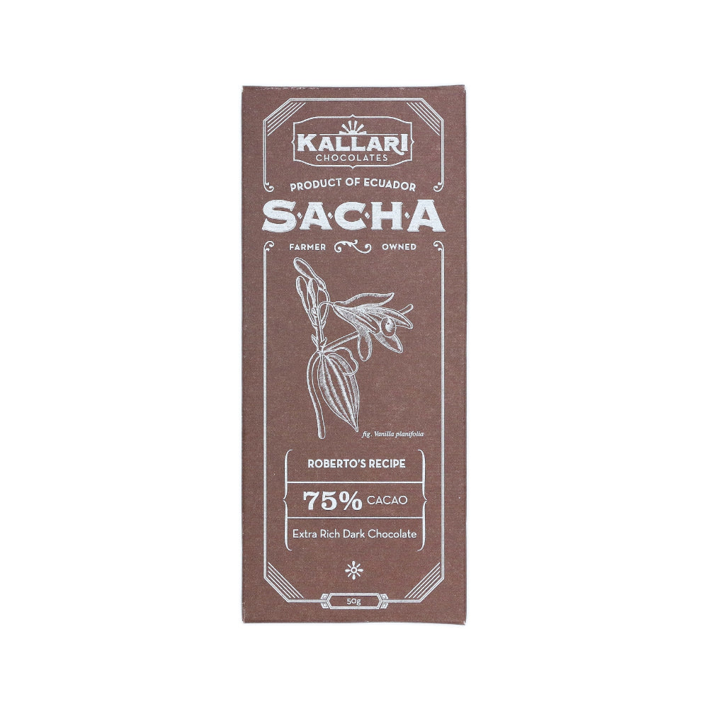 Schokolade "Kallari" mit 75% Kakao