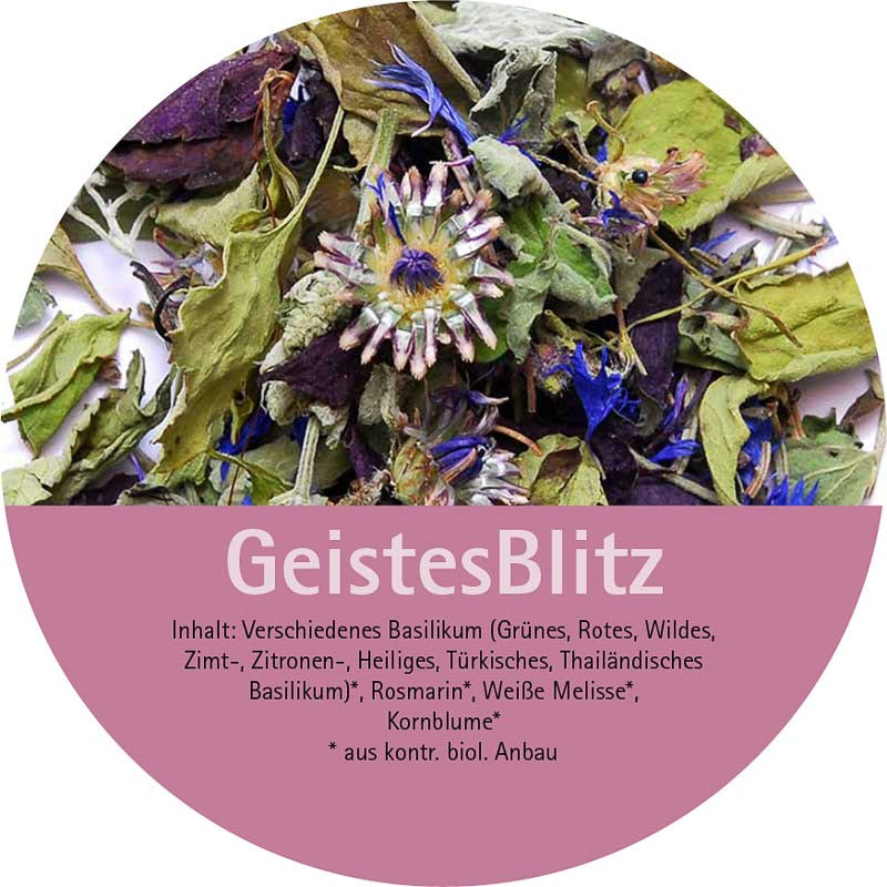 Tisane bio "GeistBlitz" (éclair de l'esprit)