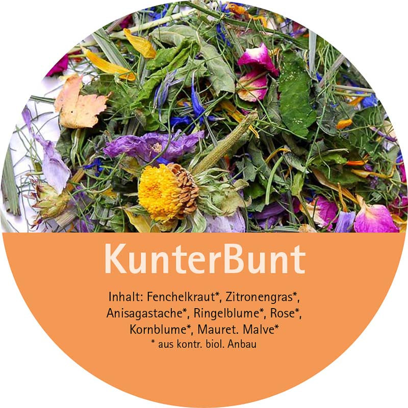 Tisane bio "KunterBunt" (multicolore)