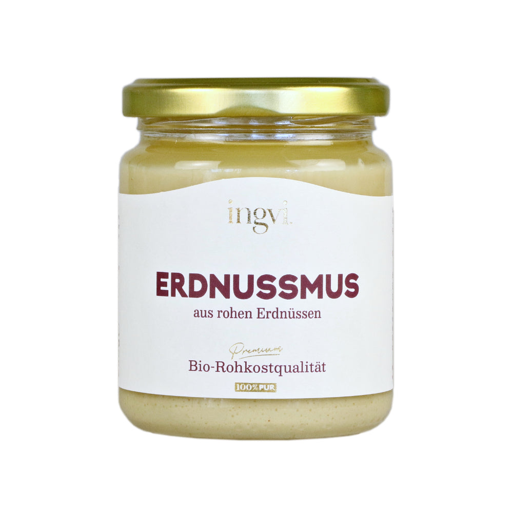 Erdnussmus Bio, Rohkostqualität