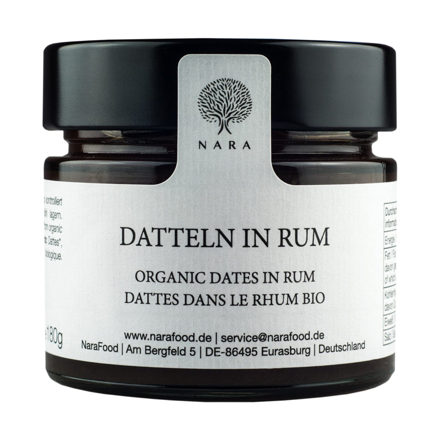 Datteln in Rum Bio