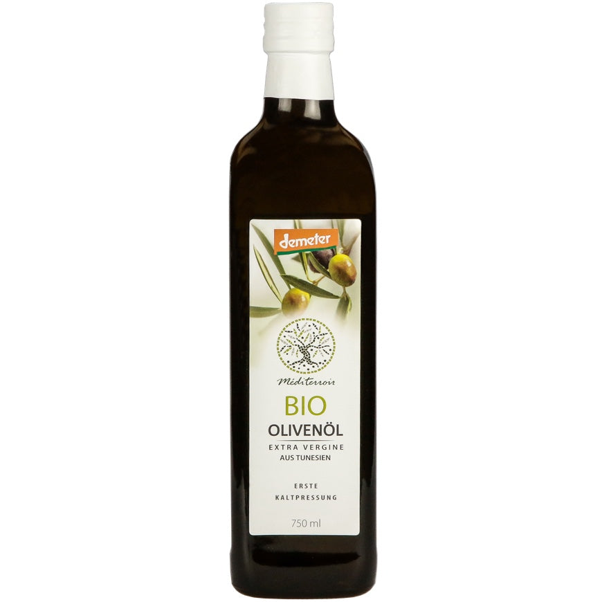 Bio Demeter Olivenöl - Nativ Extra, Rohkost, 750 ml